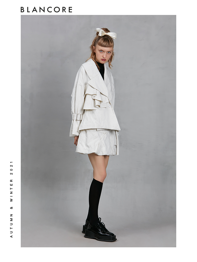 Asymmetrical Bud Skirt
