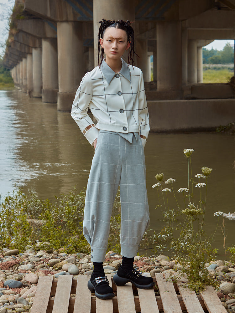 LATTICE PATTERN JACKET