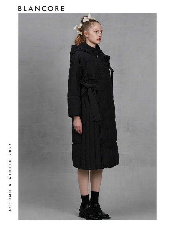 Belted Puffer Coat