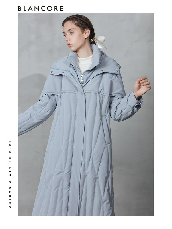 Extra Long Hooded  Parka