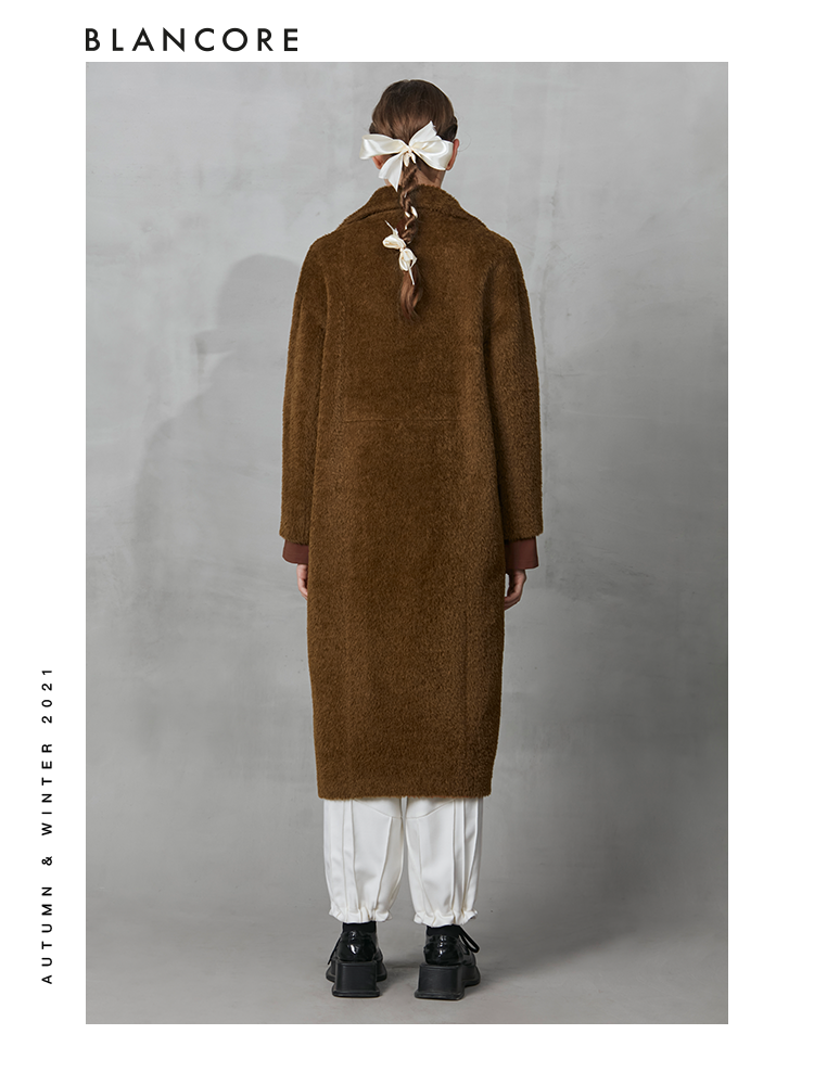 Wool And Cashmere-Blend Cocoon Coat