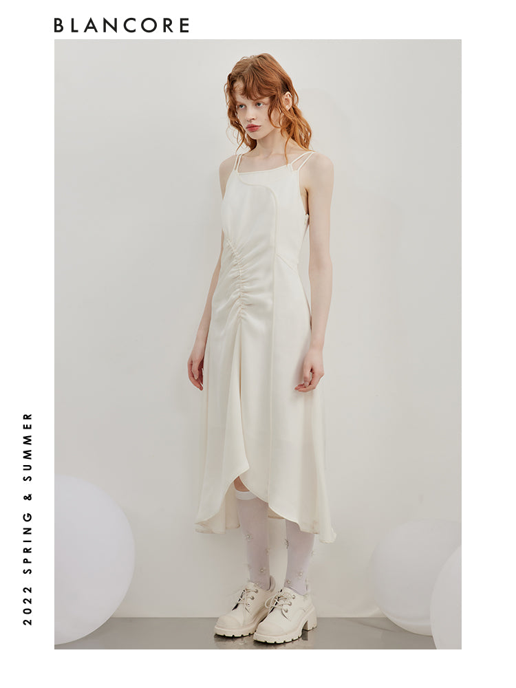 Drawstring Cami Dress