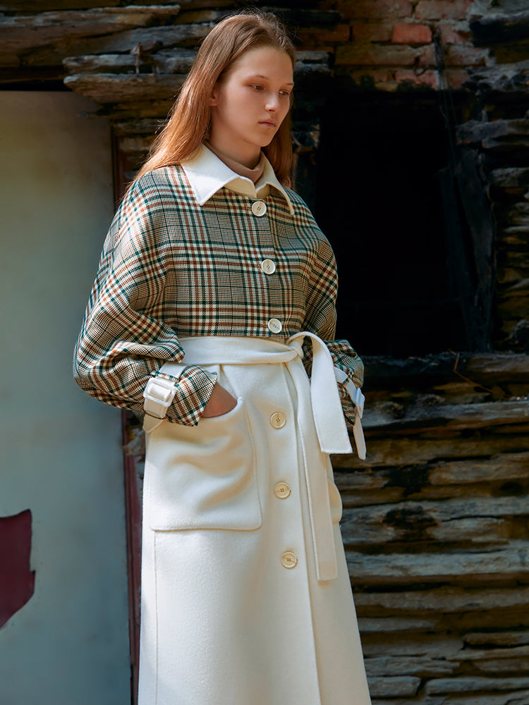 CAPE WOOL COAT