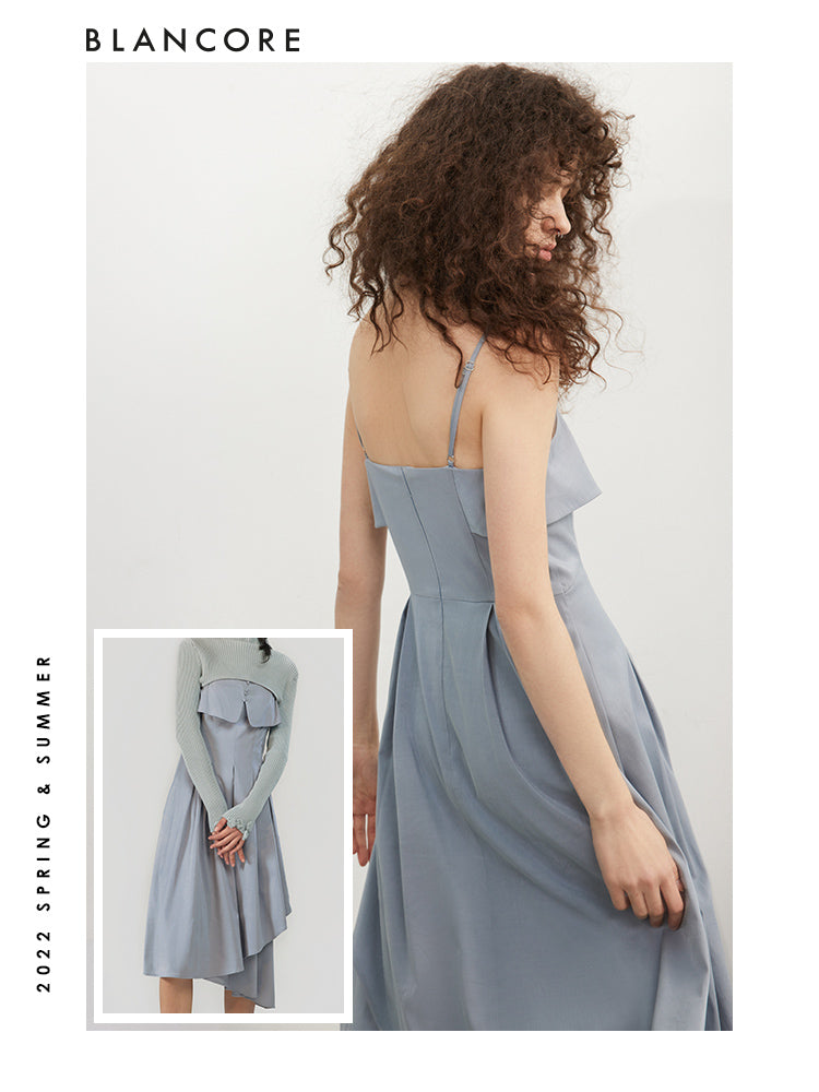 Cami Dress With Detachable Sleeves