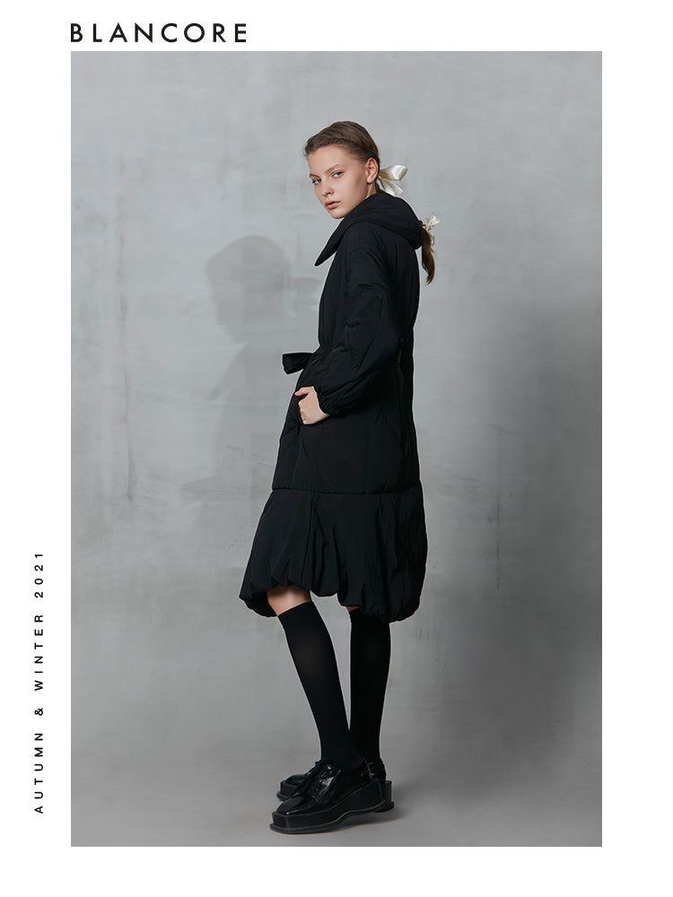 Asymmetrical Down Peplum Jacket