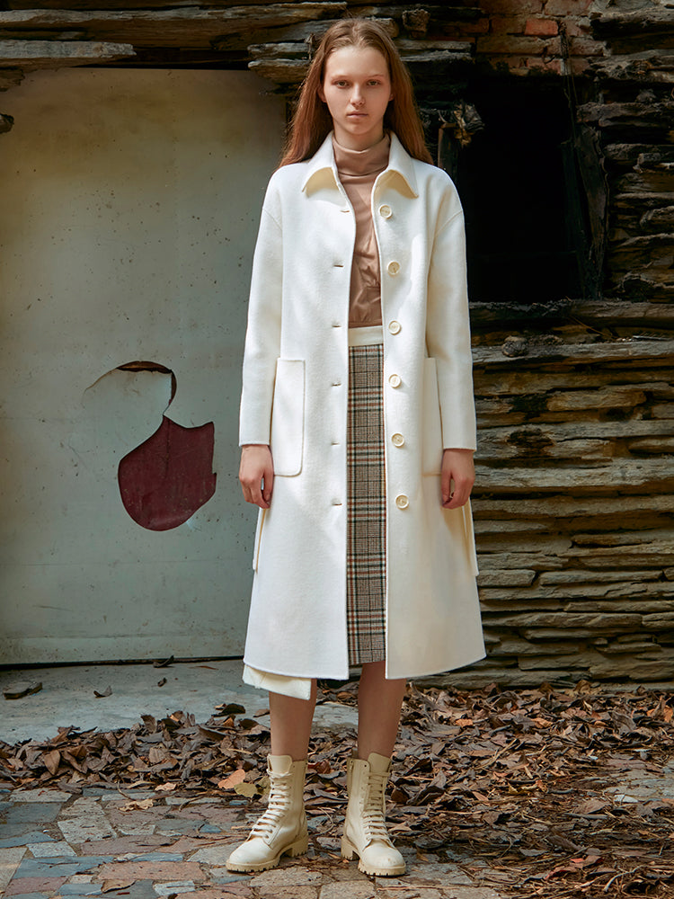 CAPE WOOL COAT