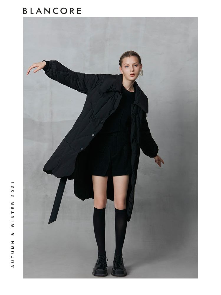 Asymmetrical Down Peplum Jacket