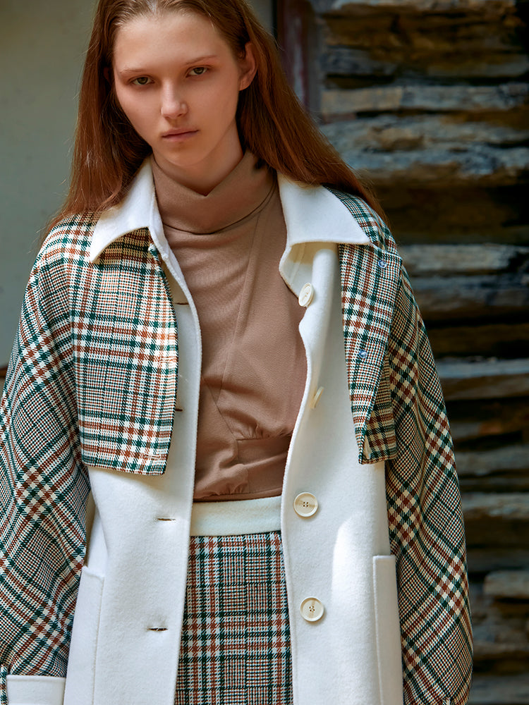 CAPE WOOL COAT