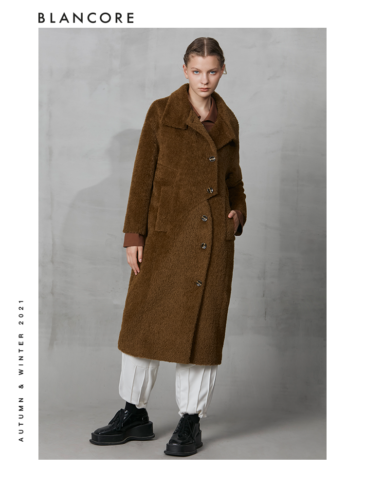 Wool And Cashmere-Blend Cocoon Coat