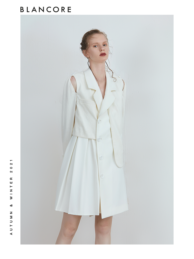 Asymmetrical Deconstructed Trench Dress