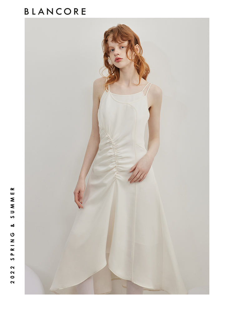 Drawstring Cami Dress