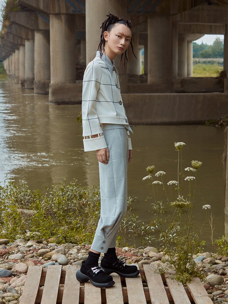 LATTICE PATTERN JACKET