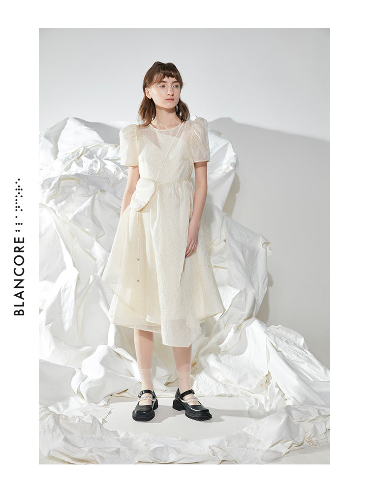 OVERLAPPING VOLUME DRESS