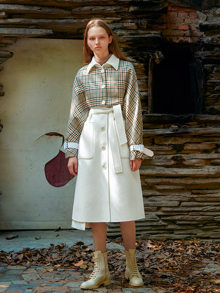 CAPE WOOL COAT