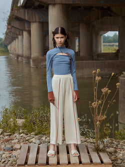HOLLOWED-OUT KNIT