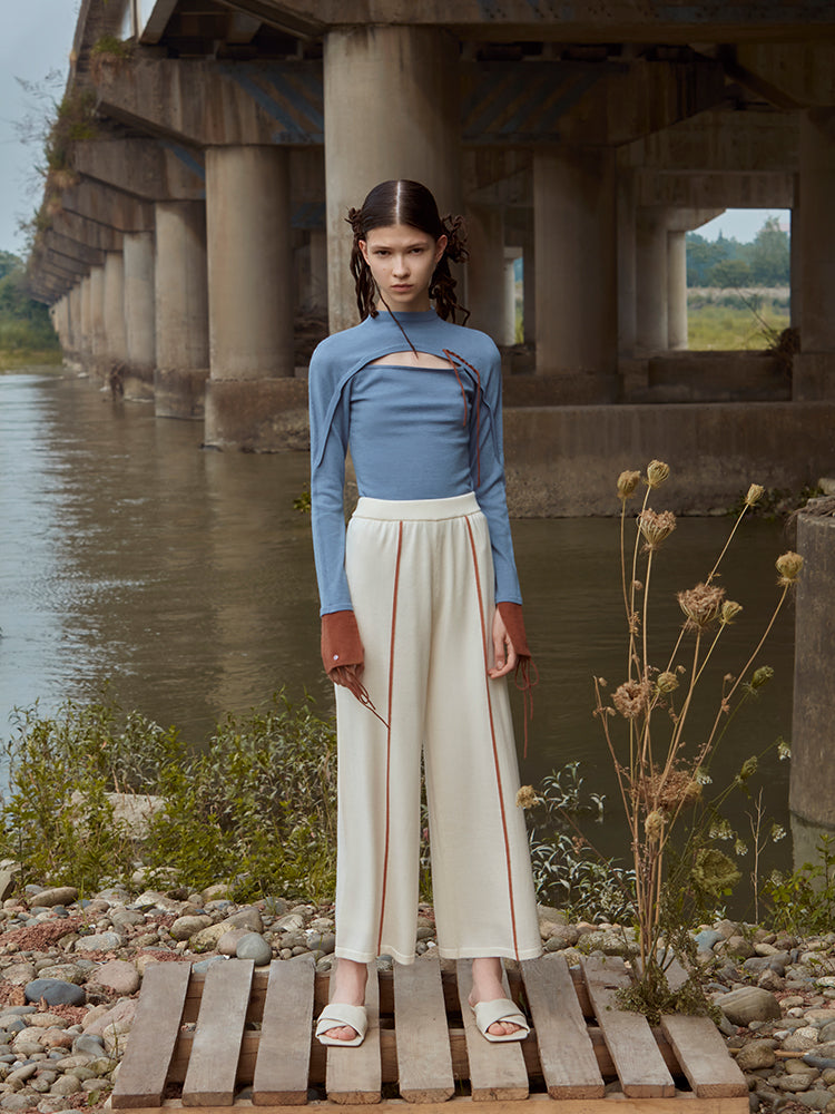 HOLLOWED-OUT KNIT