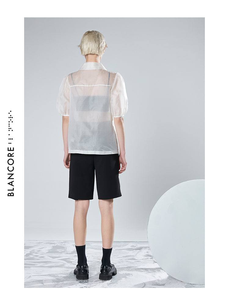 CURVED SPLIT TRANSPARENT TOP