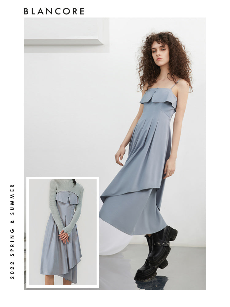Cami Dress With Detachable Sleeves