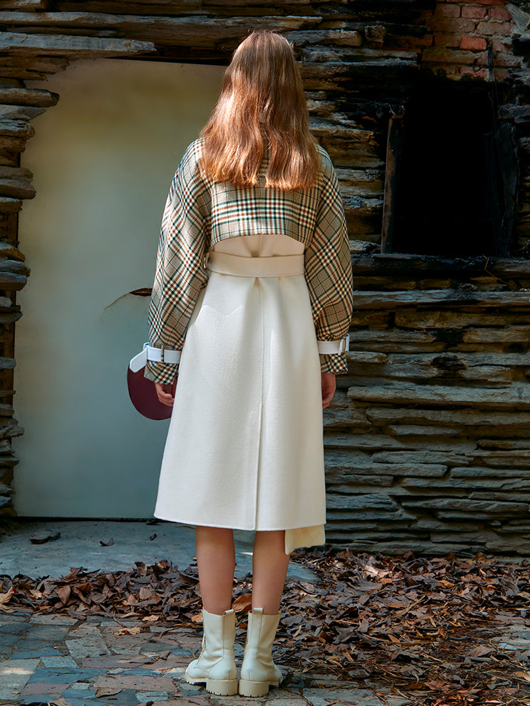 CAPE WOOL COAT