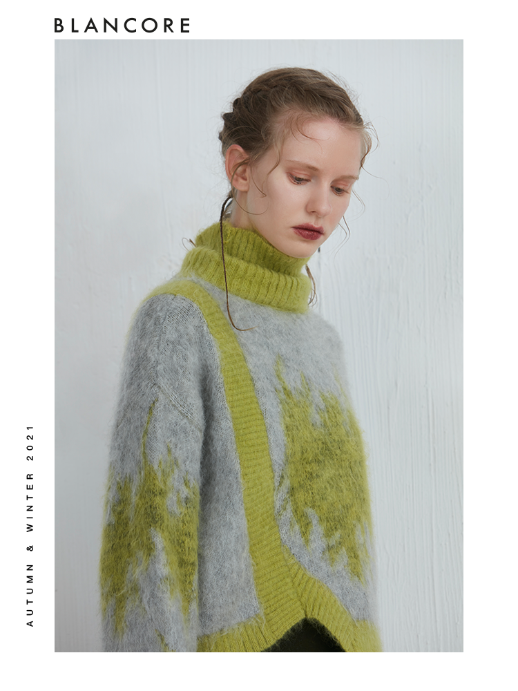 Color Block Pullover Sweater