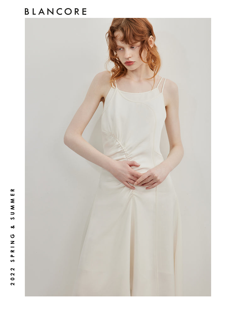 Drawstring Cami Dress
