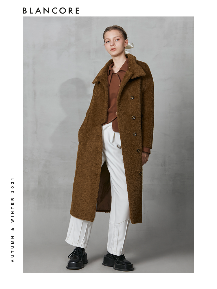 Wool And Cashmere-Blend Cocoon Coat