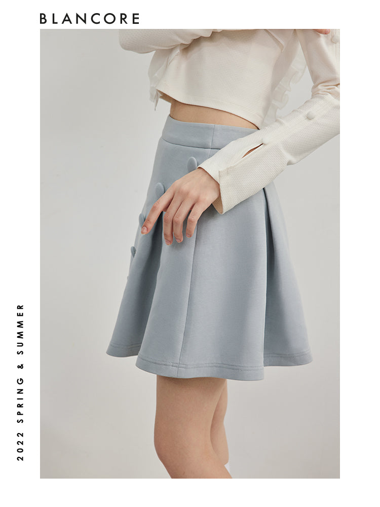 Asymmetrical Pleated Skorts
