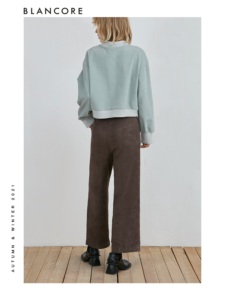 Loose Suede Trouser