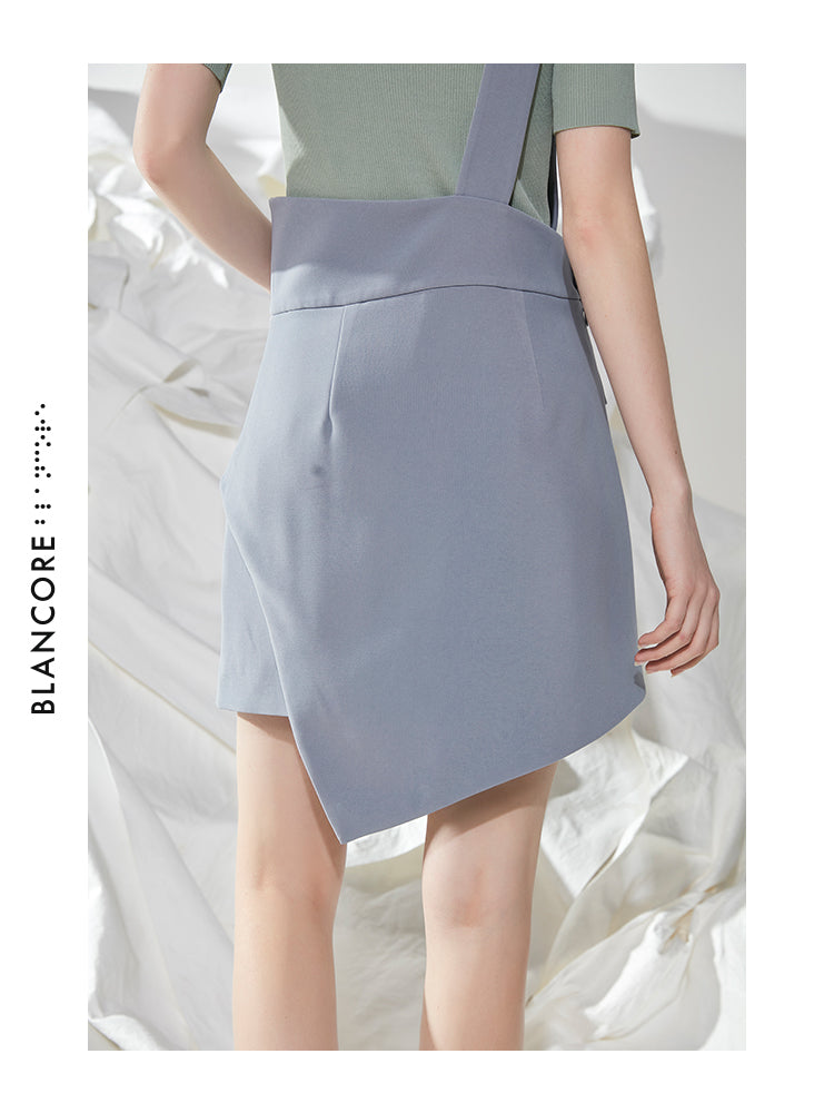 ONE-SHOULDER STRAP DRESS SUIT