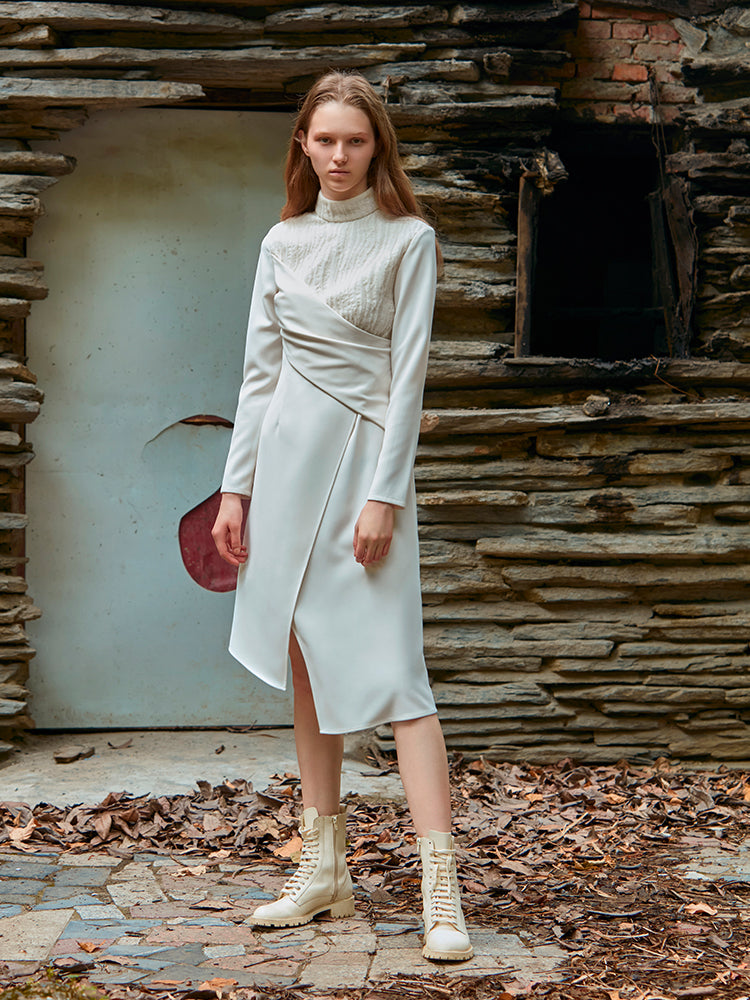 ASYMMETRICAL HEM DRESS