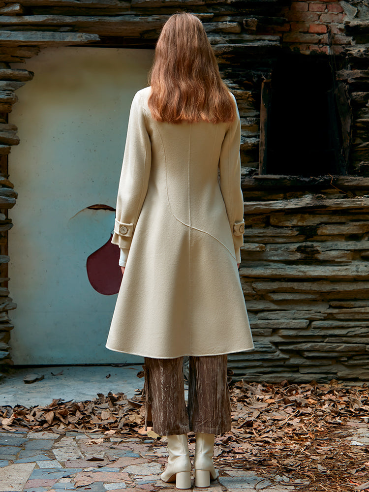 BEIGE WOOL COAT