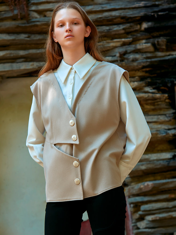 ASYMMETRICAL SHIRT