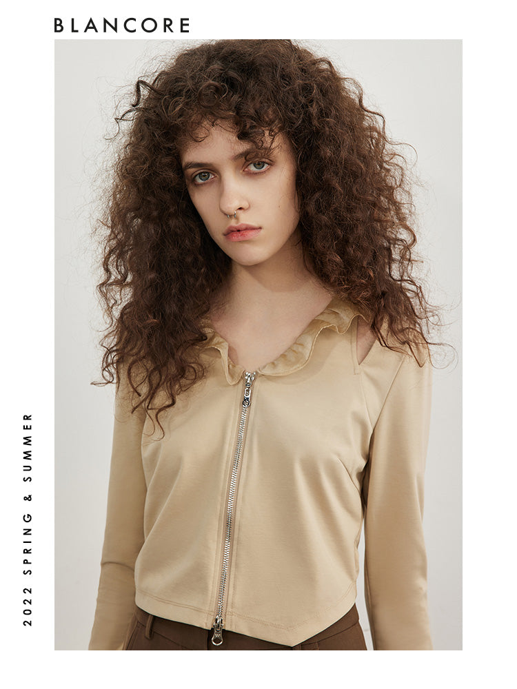 mesh paneled top