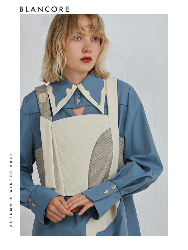 H-Shape Color Block Vest