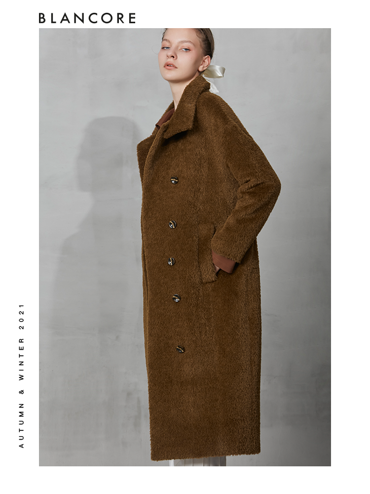 Wool And Cashmere-Blend Cocoon Coat