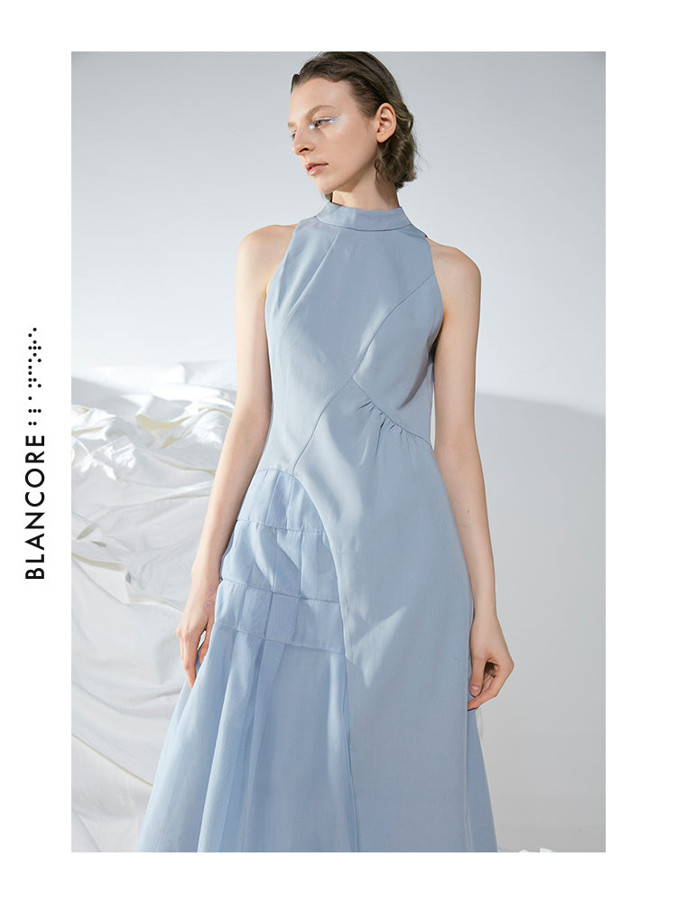 MISPLACED MESH PANEL DRESS