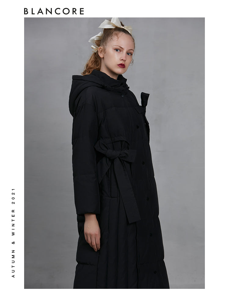 Belted Puffer Coat