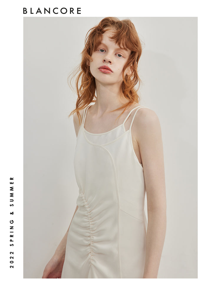 Drawstring Cami Dress