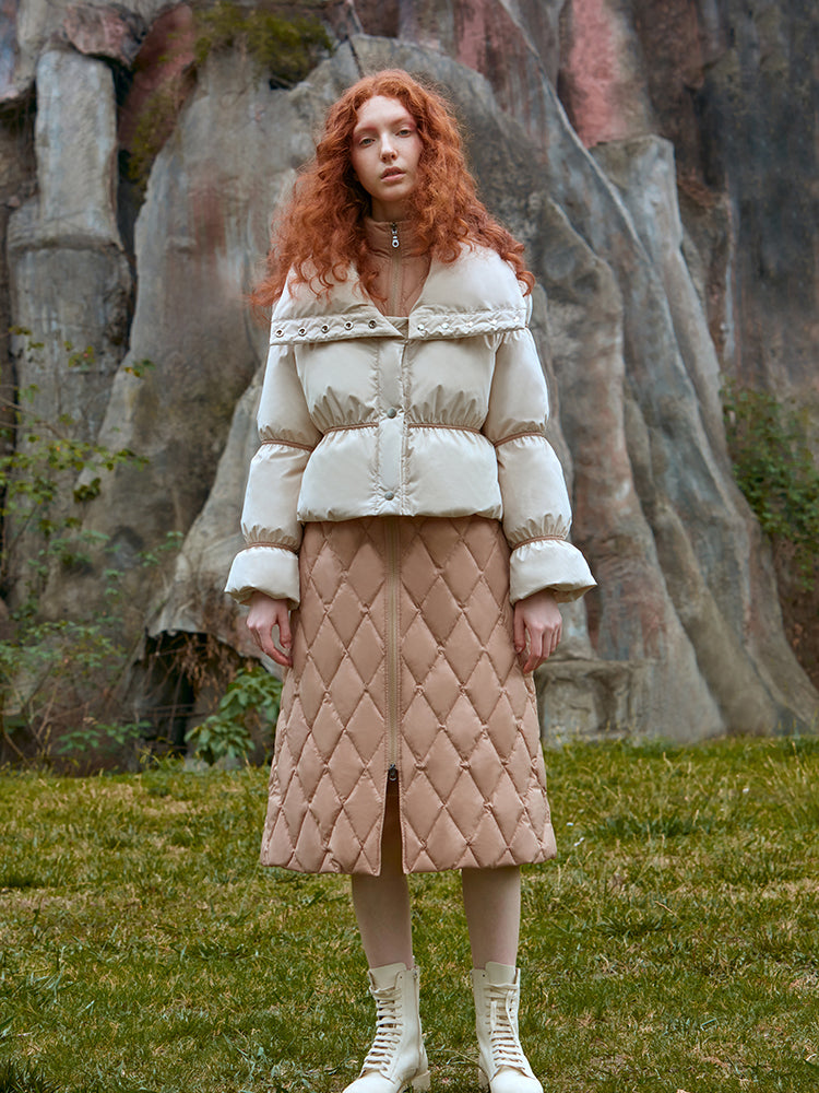 TWO PIECE DOWN PUFFER JACKET