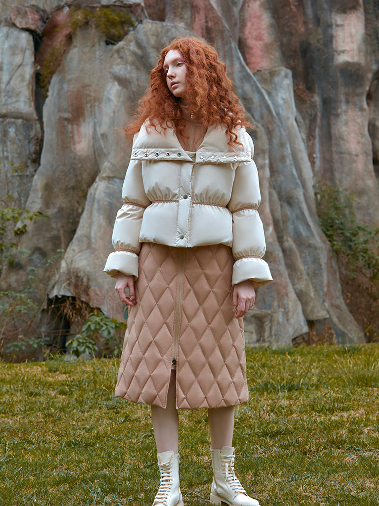 TWO PIECE DOWN PUFFER JACKET