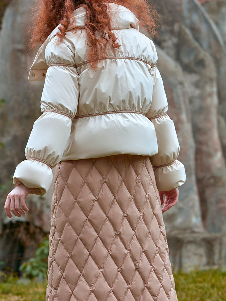 TWO PIECE DOWN PUFFER JACKET