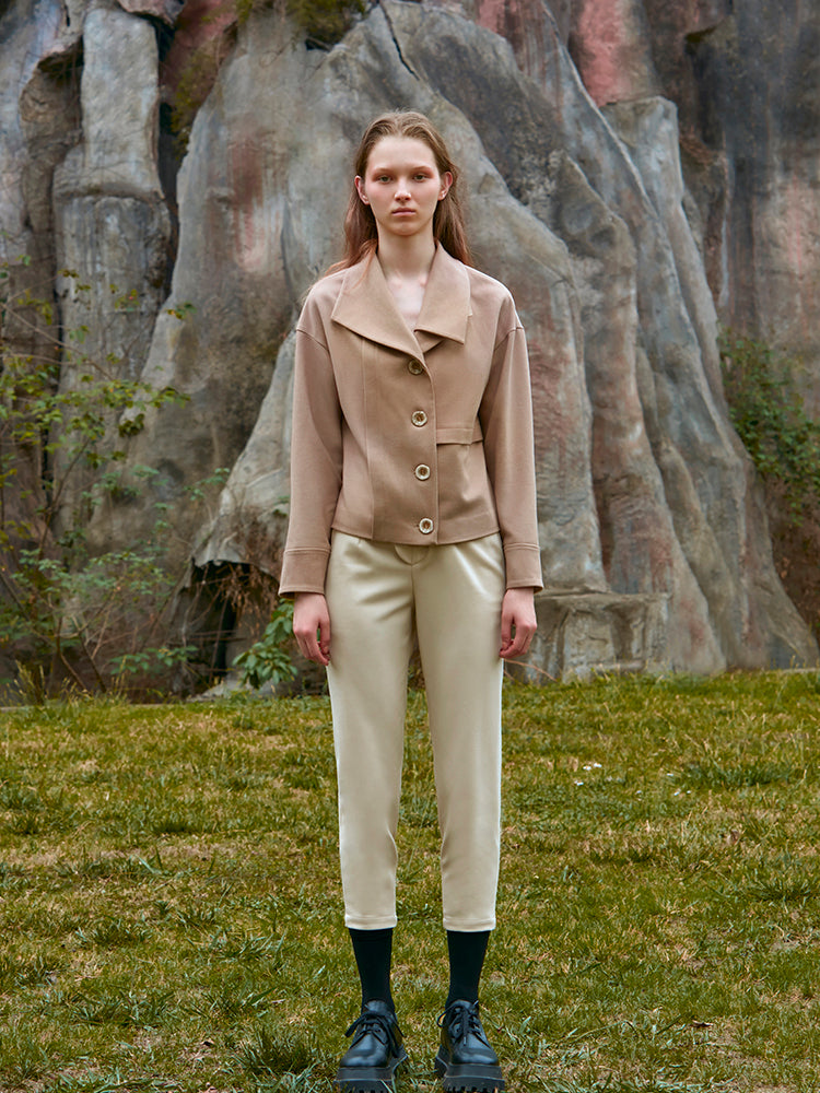 ASYMMETRICAL WAIST TROUSER