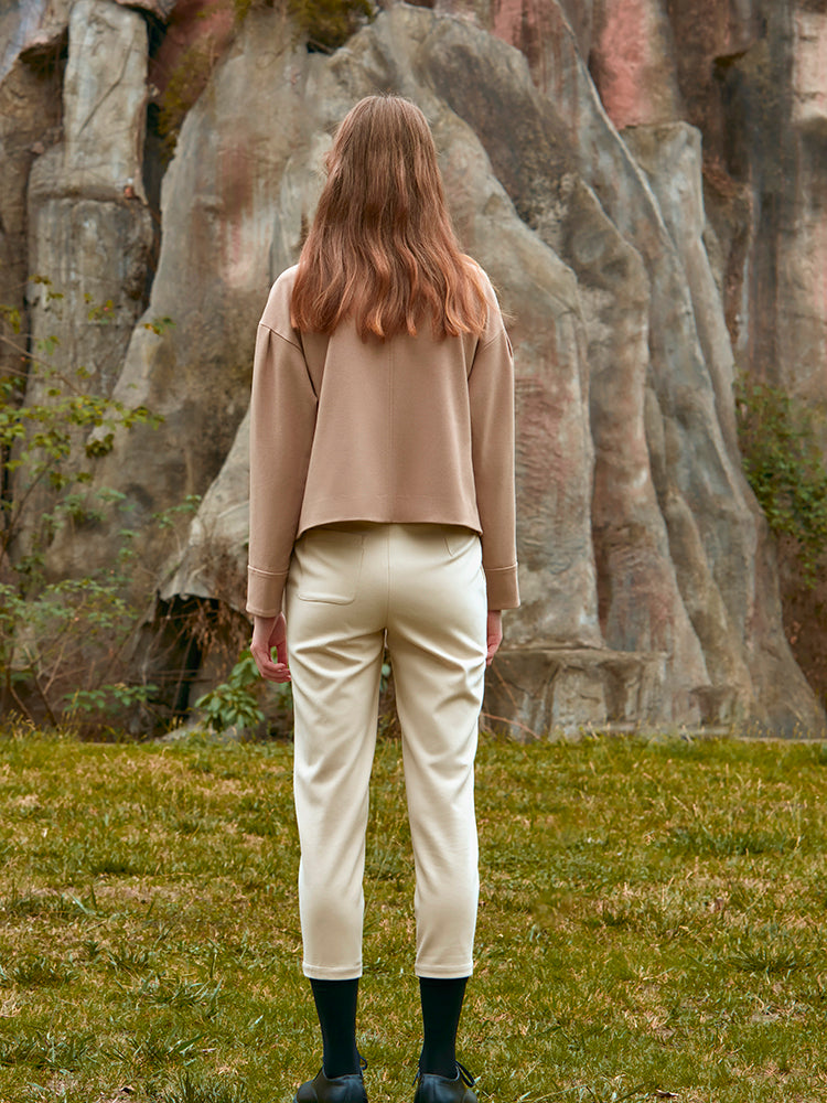 ASYMMETRICAL WAIST TROUSER