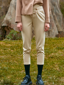 ASYMMETRICAL WAIST TROUSER