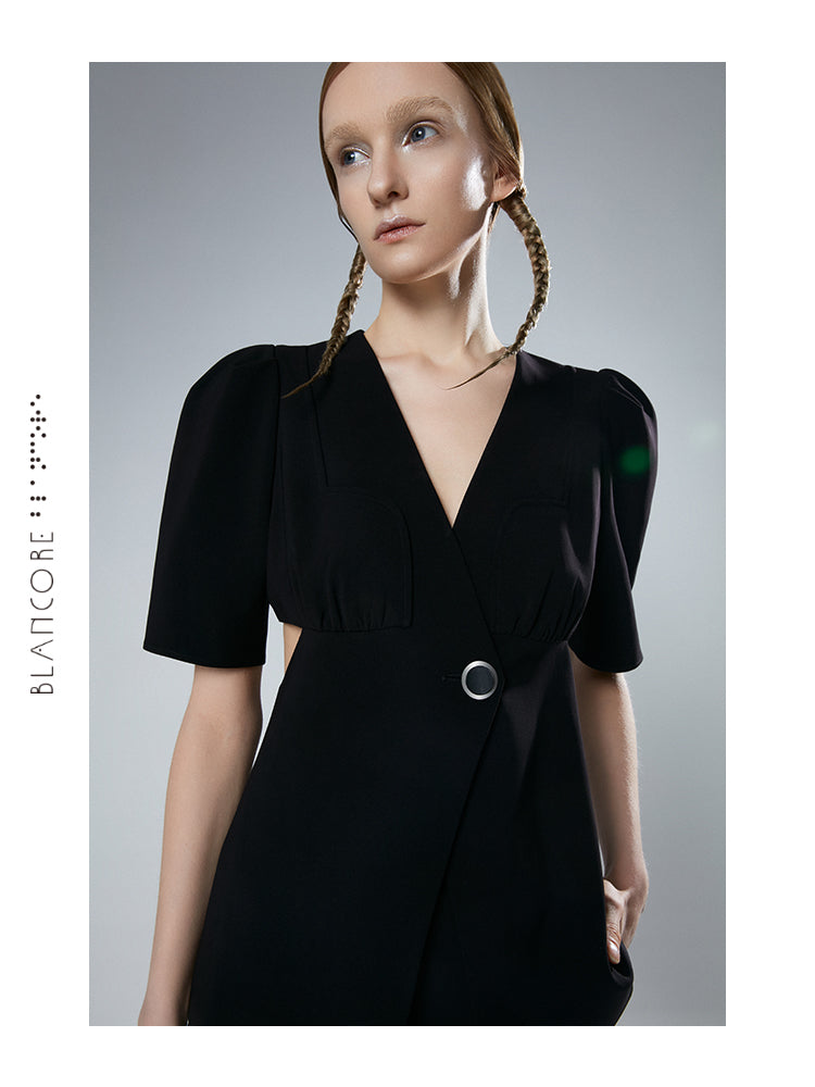 CORSET DESIGN HOLLOWED-OUT BLAZER