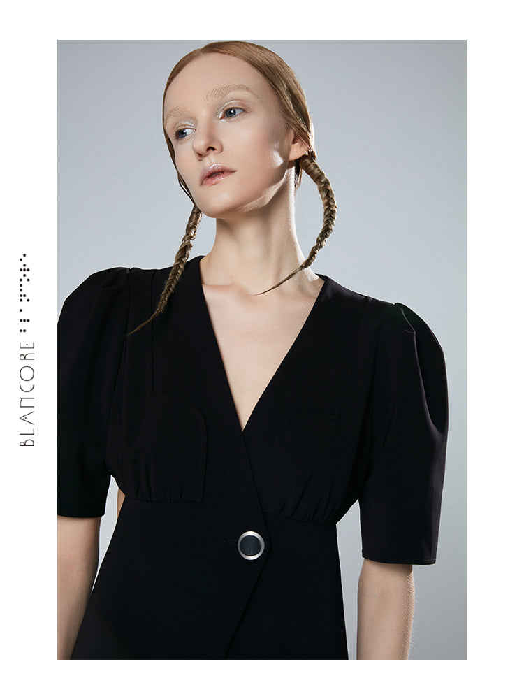 CORSET DESIGN HOLLOWED-OUT BLAZER