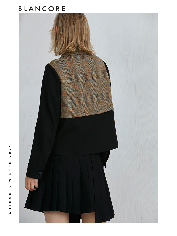 Deconstructed Pleated Skirt