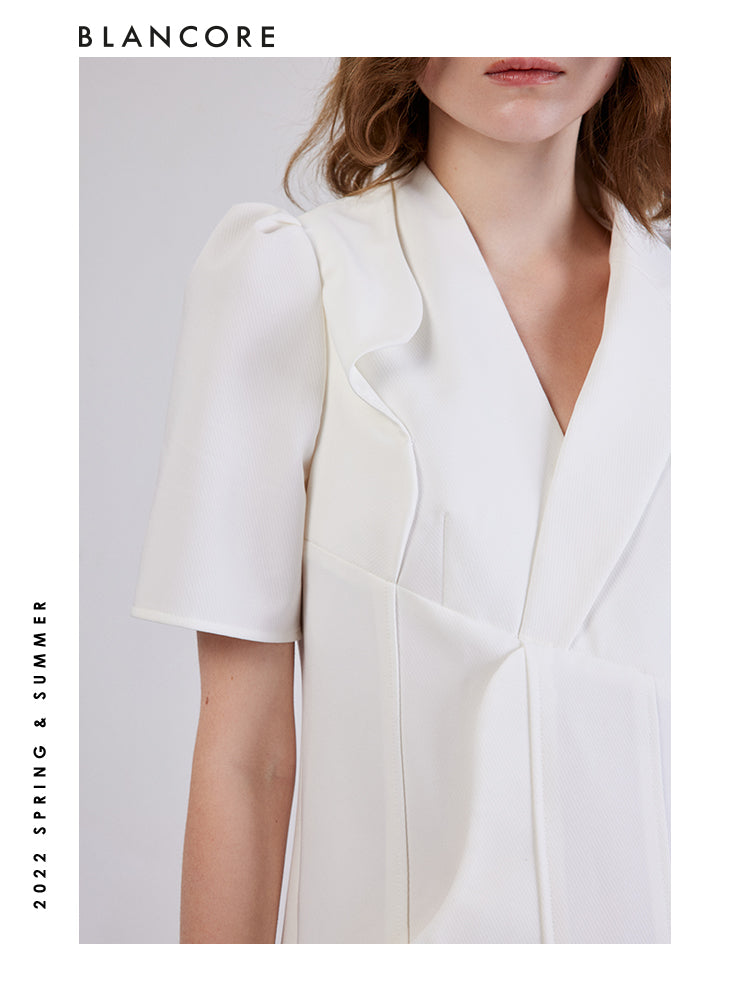 Asymmetrical Blazer Dress