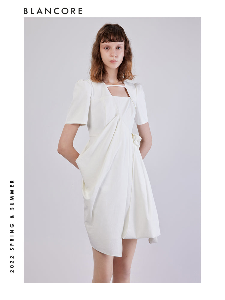 Multilayered Dress With Large Pocket