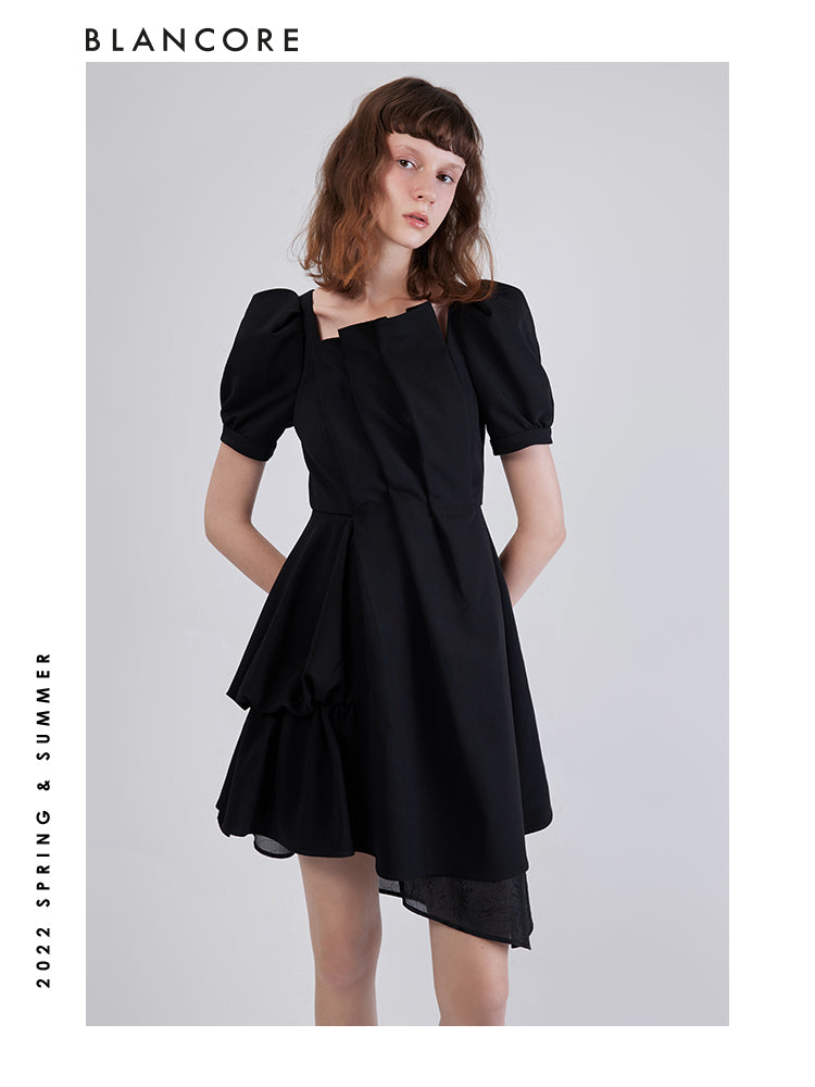 Tiered Mesh Midi Dress